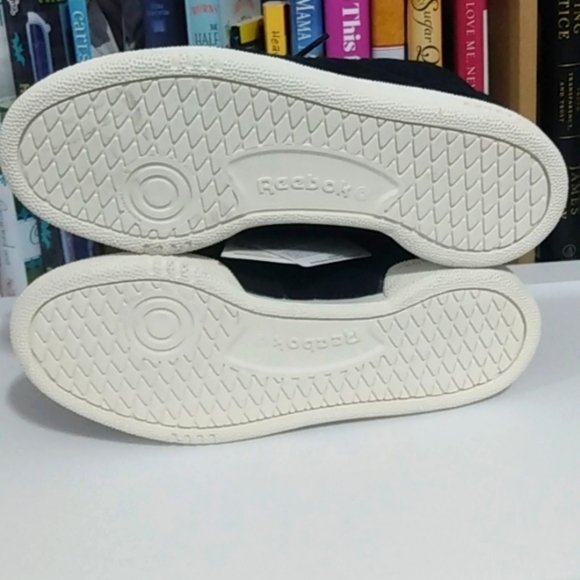 REEBOK BLACK SUEDE CLUB C MID II TENNIS SHOES SNEAKERS SIZE 5.5 NWT - Picture 8 of 11